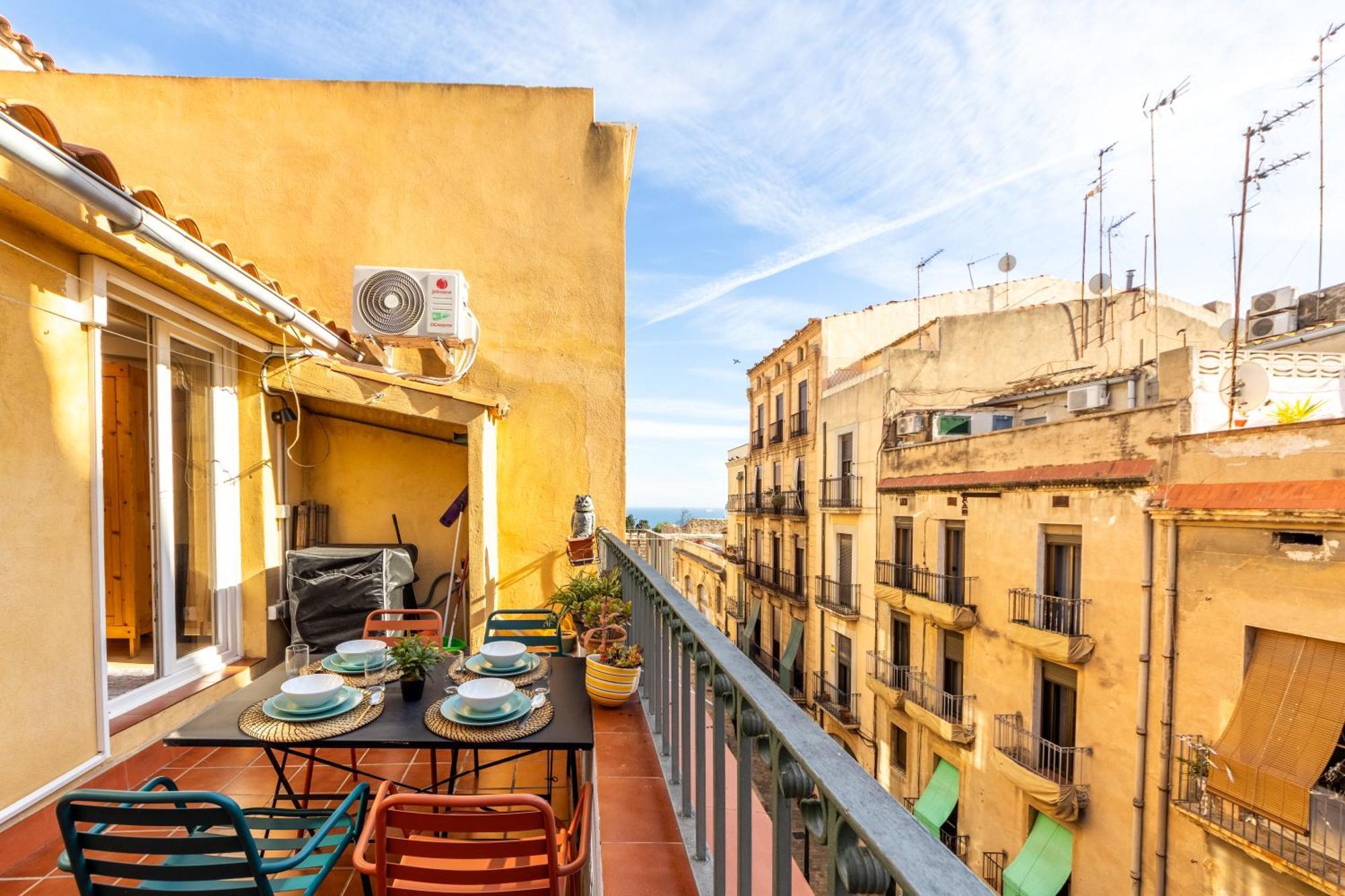Appartement Grooovy Duplex Amb Terrassa Tarragone